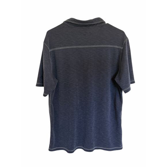 Tommy Bahama Men's Large Blue Short Sleeve Collared Button Up Neck Shirt - Picture 8 of 11